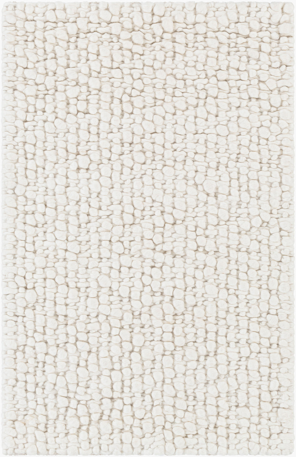 Surya Neravan Exquisite Handmade 2' X 3' Wool Area Rug - Luxurious Texture & Modern Style For Your Home Ivory Wool Ner1003-23