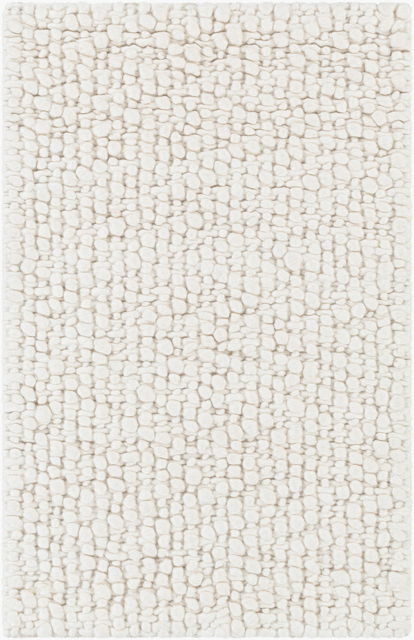 Surya Neravan Exquisite Handmade 2' X 3' Wool Area Rug - Luxurious Texture & Modern Style For Your Home Ivory Wool Ner1003-23