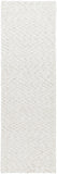 Neravan NER-1003 2'6" x 8' Runner Handmade Rug NER1003-268  Ivory Surya