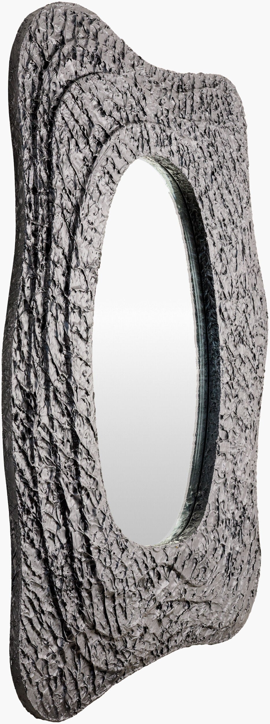 Surya Nero 30"H X 42"W Mid-century Modern Accent Mirror - Elegant Wall Decor For Timeless Home Style Frame, Black Mdf Nero001-3042