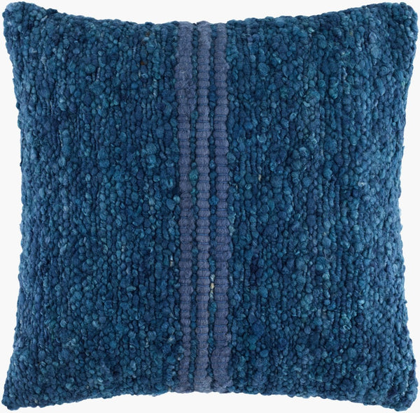 Surya Neutral Cotton Woven Throw Pillow Soft Textured Square Accent for Sofa or Bed NEU002-2222