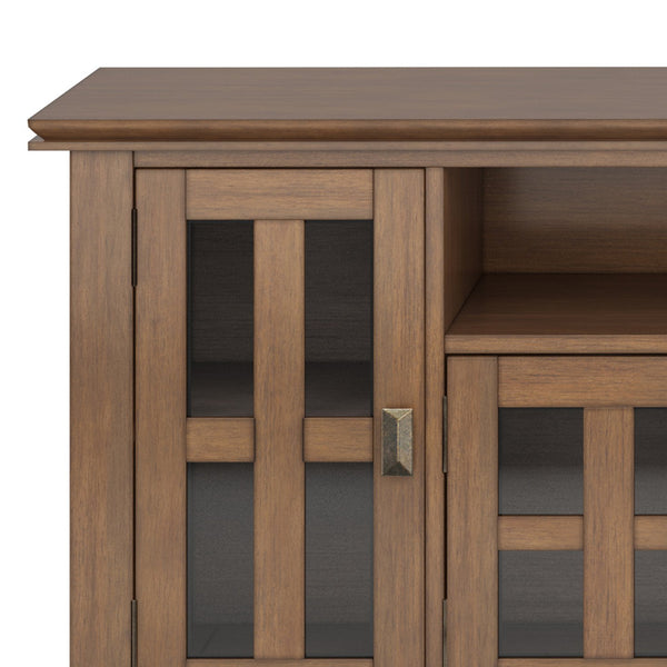 English Elm Artisan 72" Rustic Tv Media Stand - Handcrafted Solid Wood With Elegant Storage & Cable Management B136P158426