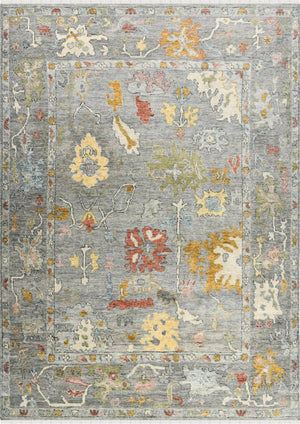 Amer Rugs Jaigarh Hand-knotted Oriental Design Area Rug - Luxurious Softness & Stunning Style For Any Room Pigeon Gray,Pebble Gray Wool Jai170203