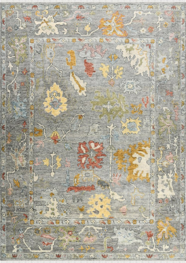 Amer Rugs Jaigarh Hand-knotted Oriental Design Area Rug - Luxurious Softness & Stunning Style For Any Room Pigeon Gray,Pebble Gray Wool Jai170203
