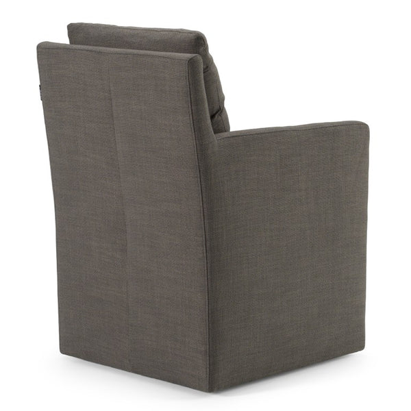 VIG Furniture Newcastle Grey Fabric Dining Chair — Modern Minimalist Upholstered Seat, Plush Foam Comfort, Durable Frame VGKK-KF.Y1051B-GRY