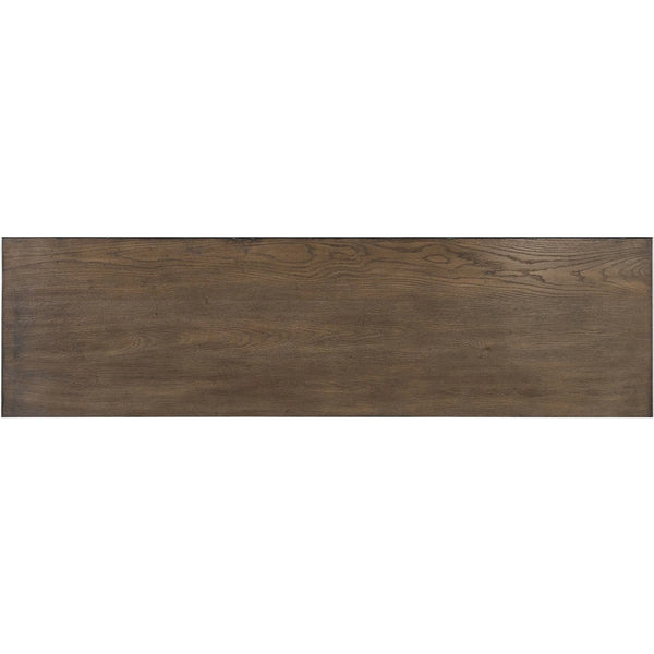 Origins Newport Handcrafted Oak Veneer Tv Console with Drawers and Concealed Media Storage 9003-66