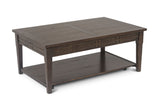 Steve Silver Brown Hardwood Ash 3-Piece Table Set - Rustic Style with Lift-Top Cocktail