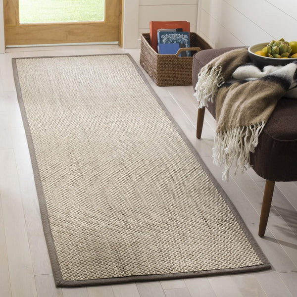 Safavieh Tobago - Msr9443 Power Loomed 100% Sisal Pile Rug Marble / Khaki NF143E-12SQ