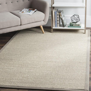 Safavieh Tobago - Msr9443 Power Loomed 100% Sisal Pile Rug Marble / Khaki NF143E-12SQ