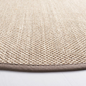 Safavieh Tobago - Msr9443 Power Loomed 100% Sisal Pile Rug Marble / Khaki NF143E-12SQ
