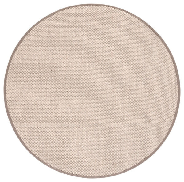 Safavieh Tobago - Msr9443 Power Loomed 100% Sisal Pile Rug Marble / Khaki NF143E-12SQ