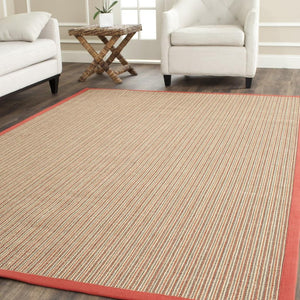 Safavieh Nf442 Power Loomed  Rug Rust / Rust NF442B-3
