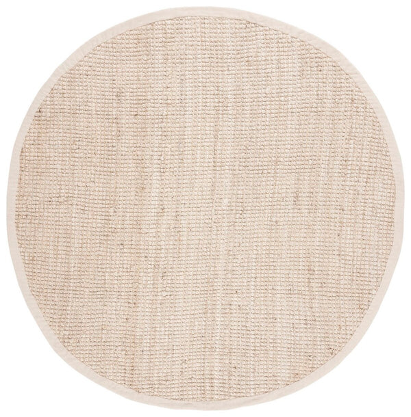 Safavieh Dominica Hand Woven  Rug Bleach / Ivory NF747B-9SQ