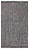 Safavieh Natural Fiber 826 Hand Woven  Rug Charcoal / Natural 8' x 8' Square