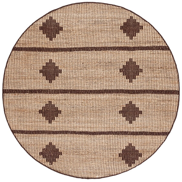 Safavieh Natural Fiber 878 Flat Weave Natural Fiber Rug NF878A-6SQ