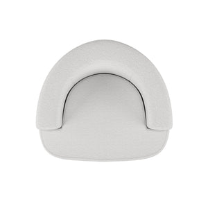 A.R.T. Furniture Cassat Barrel Swivel Chair: Casual Contemporary Design With Washed Oak Finish And 360-degree Swivel Base White Parawood Solids With Ash Embossing,Foam,Fabric 522516-5302