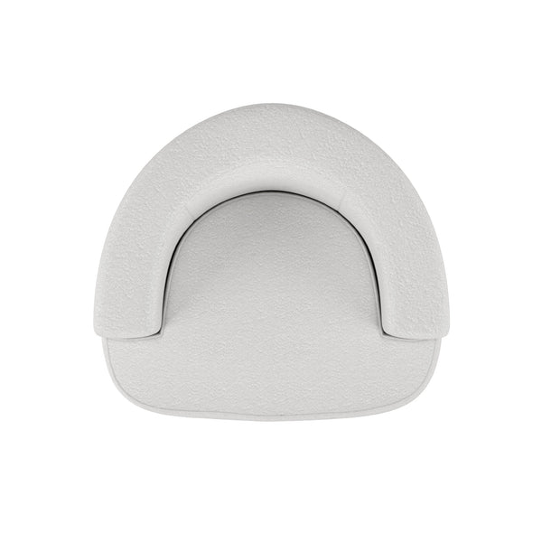 A.R.T. Furniture Cassat Barrel Swivel Chair: Casual Contemporary Design With Washed Oak Finish And 360-degree Swivel Base White Parawood Solids With Ash Embossing,Foam,Fabric 522516-5302