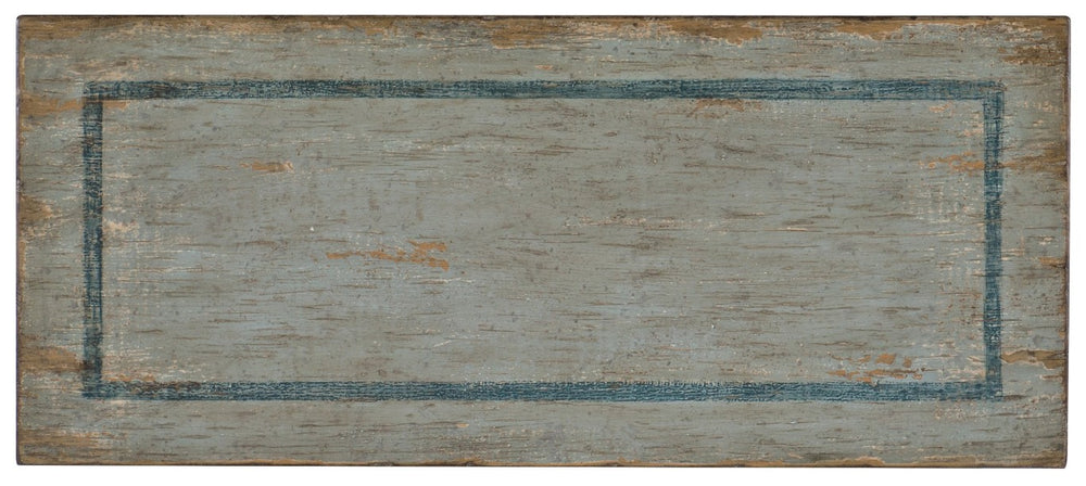 Hooker Furniture Alfresco Costiere Chest Of Drawers — Normandy Blue-Gray Oak Veneer, Hand-Distressed Vintage Charm, 42"W 6025-85003-45
