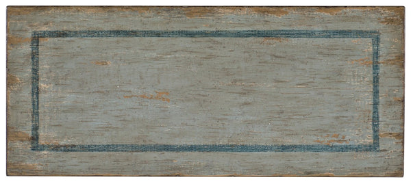 Hooker Furniture Alfresco Costiere Chest Of Drawers — Normandy Blue-Gray Oak Veneer, Hand-Distressed Vintage Charm, 42"W 6025-85003-45