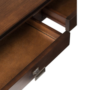 English Elm Artisan Coffee Table In Russet Brown - Handcrafted Elegance With Storage For Stylish Living Spaces B136P159463