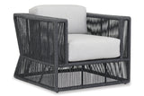 Milano Club Chair in Echo Ash w/ Self Welt SW4101-21-EASH-STKIT Sunset West