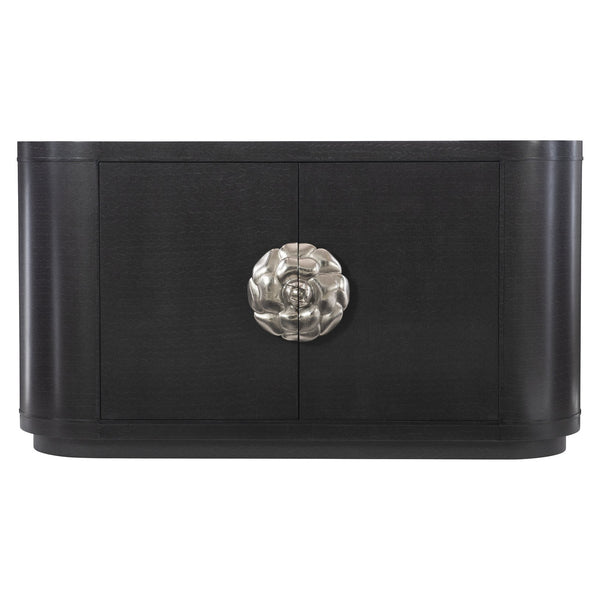 Bernhardt Bernhardt Onyx Silhouette Buffet With Oversized Camellia Pull, Figured Anigre Wood, Glam Storage 307400