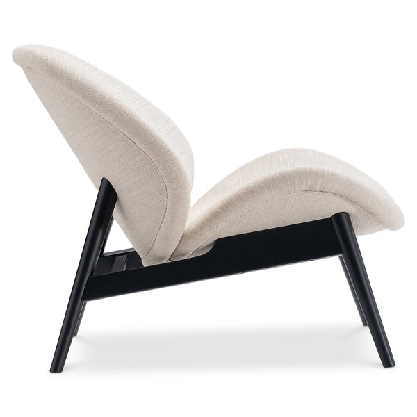 Bernhardt Bernhardt Jett Molded Upholstered Shell Accent Chair with Exposed Wood Frame Multi L7403CO