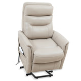 Parker House Parker Living Gemini - Softy Ivory Power Lift Recliner with Articulating Headrest Softy Ivory 90% Polyester, 10% PU (W) MGEM#812LIFT-SFIV