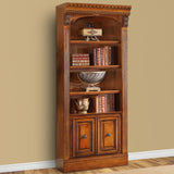 Parker House Huntington 32 In. Open Top Bookcase Antique Vintage Pecan Poplar Solids / Maple Veneers HUN#430