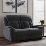 Parker Living Dalton - Lucky Charcoal Power Reclining Sofa Loveseat and Recliner Lucky Charcoal MDAL-321PH-LCH Parker House