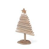 Rustic Teak Wood Christmas Tree, 25 in. XAB30202 Park Hill