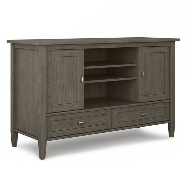 English Elm Warm Shaker Tv Media Stand - Handcrafted Farmhouse Grey Design With Ample Storage & Style B136P159671-GIGA