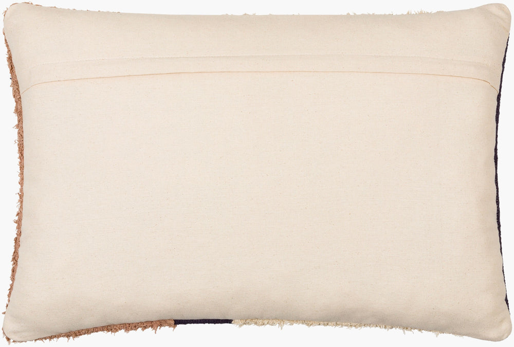 Surya Niagara 16"X24" Modern Minimalist Lumbar Pillow - Chic 100% Cotton Comfort For Your Home Decor Beige Cotton,Cotton Nga001-1624