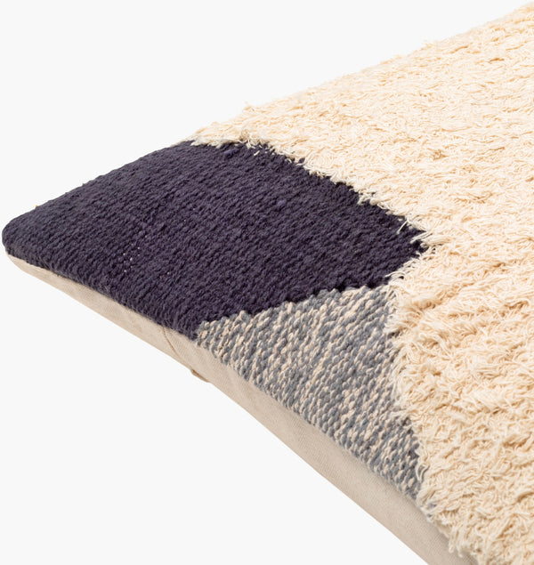 Surya Niagara 20"X20" Modern Minimalist Cotton Accent Pillow For Cozy Living Room Decor & Style Beige Cotton,Cotton Nga001-2020d