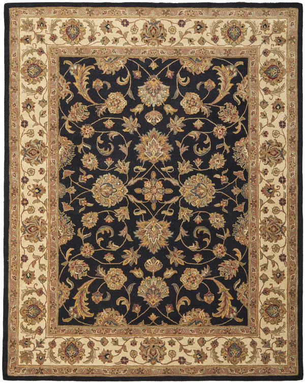 Feizy Rugs Wagner Hand Tufted Wool Oriental Rug - Durable, Stain-resistant Design Perfect For High-traffic Areas Black,Gold,Tan Wool Wgr8941fblkbgee10