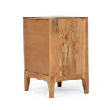 Christopher Knight Home® - Noble House - Amwiler Modern Handcrafted Acacia Wood Side Table, Natural