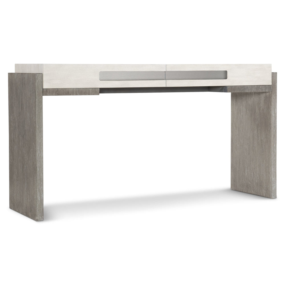 Bernhardt Bernhardt Two-Tone Console Table 60"W — Light Acacia Top, Soft-Close Drawers, Adjustable Glides, Anti-Tip Safety 306910