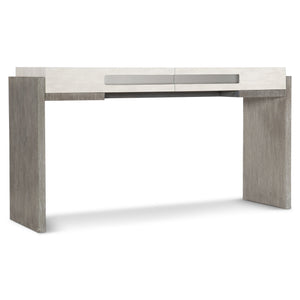 Bernhardt Bernhardt Two-Tone Console Table 60"W — Light Acacia Top, Soft-Close Drawers, Adjustable Glides, Anti-Tip Safety 306910