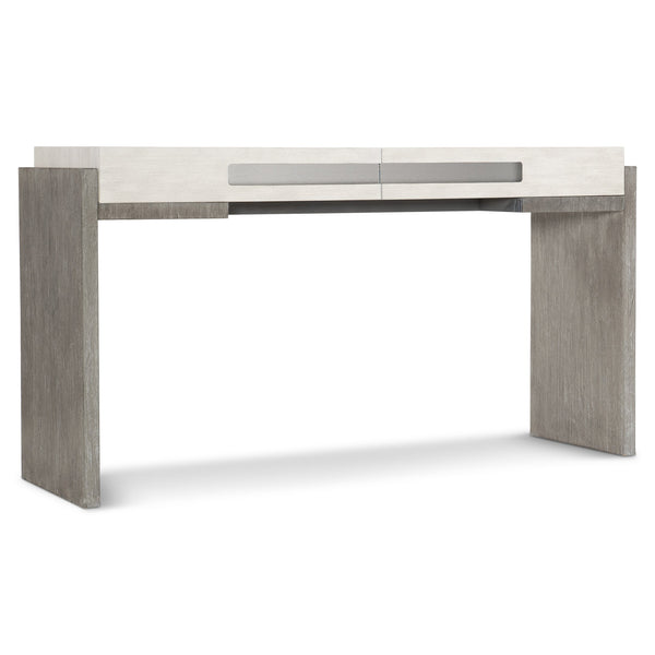 Bernhardt Bernhardt Two-Tone Console Table 60"W — Light Acacia Top, Soft-Close Drawers, Adjustable Glides, Anti-Tip Safety 306910