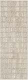 Nourison Cozy Modern CMD03 Machine Made Power-loomed Borderless Design Indoor Only Scandinavian Modern Rug Grey Ivory, Grey Ivory 100% Polyester 99446993793