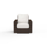 Montecito Club Chair in Canvas Flax w/ Self Welt SW2501-21-FLAX-STKIT Sunset West