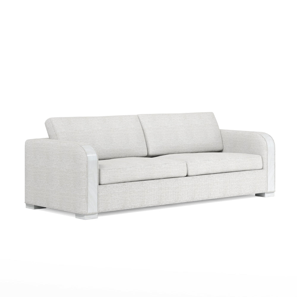 A.R.T. Furniture Rothko Sofa - Contemporary Driftwood Finish With Low Profile, Plush Cushions & Durable Design Features White Rubberwood Solids,Foam,Fabric,Metal 529501-5517