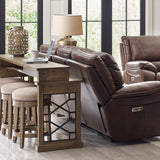 Parker House Sundance - Sandstone Everywhere Console with 3 Stools Sandstone Hardwood Solids / Mindi Veneers SUN#09-4-SS