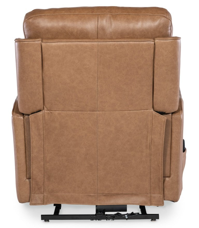 Hooker Furniture Thyme Seville Fawn Power Recliner With Zero Gravity, Adjustable Headrest, Lumbar & Lift Option RC605-PHLL4-080