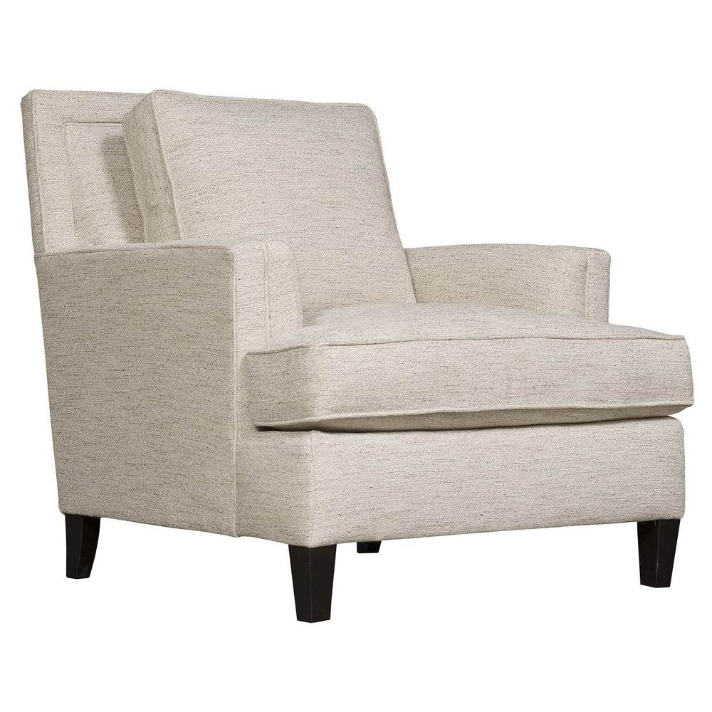 Bernhardt Bernhardt Addison Chair — Made-To-Order Sculpted Modern Armchair With Spring-Down Cushioning & Tapered Wood Legs B1482A