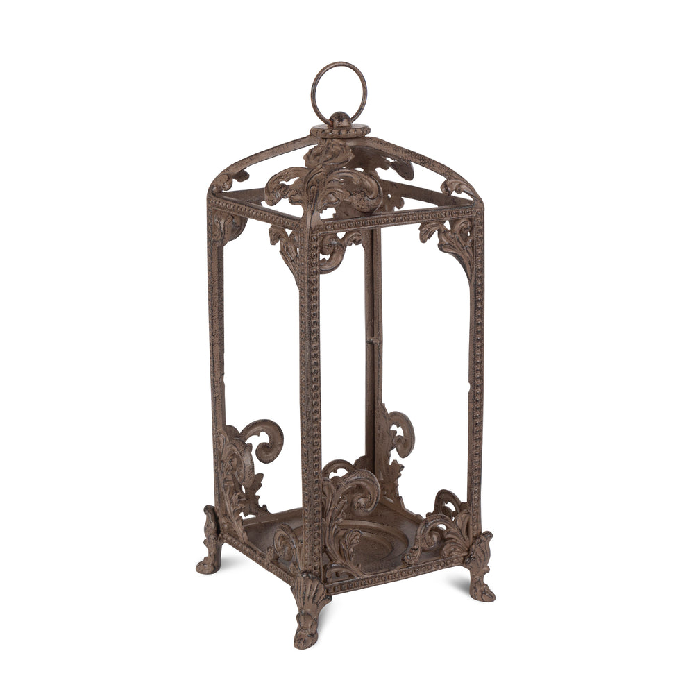 Acanthus Cast Aluminum Lantern, 14" EAB95167 Park Hill