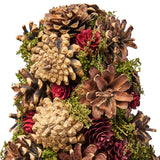 Christopher Knight Home® - Noble House - Pre-Decorated Pine Cone Unlit Artificial Tabletop Christmas Tree