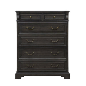 Pulaski Furniture Hickory Creek 6 Drawer Chest - Timeless Elegance In Rich Brown Velvet Finish For Classic Interiors Brown Split Heart Cathedral Hickory Veneers P386124-pulaski
