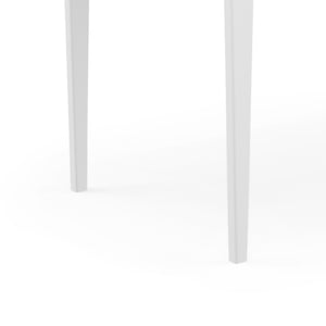 English Elm Harper Desk - White Mid-Century Modern Workspace With Storage, Durable Finish, And Ample Surface Area B136P158721