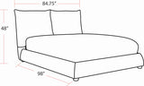 Parker House Parker Living Sleep Cumulus - Cozy Snow California King Bed Cozy Snow 100% Polyester (W) BCMS#9500-2-CZS